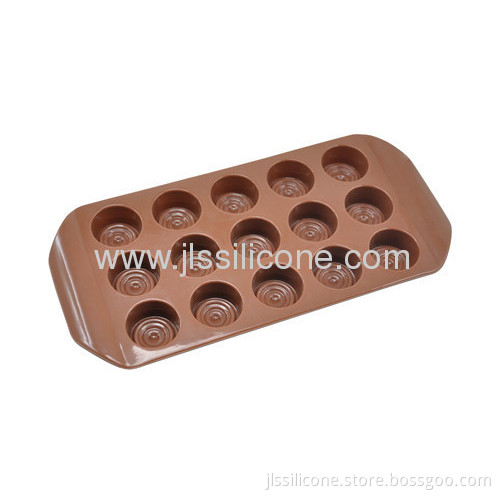 Round Shape Chocolate Mold With 15 Cubes